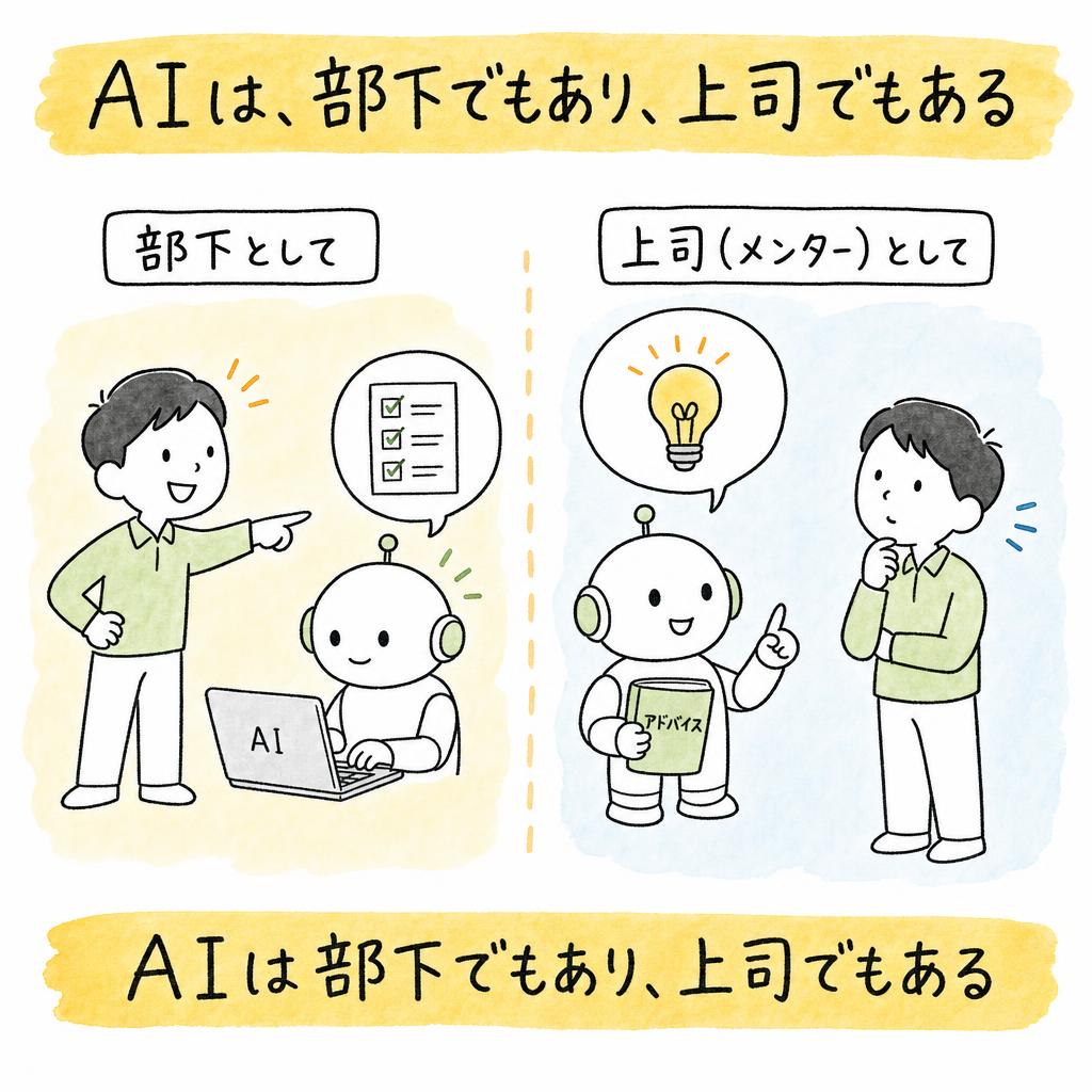 AIは、部下でもあり、上司でもある