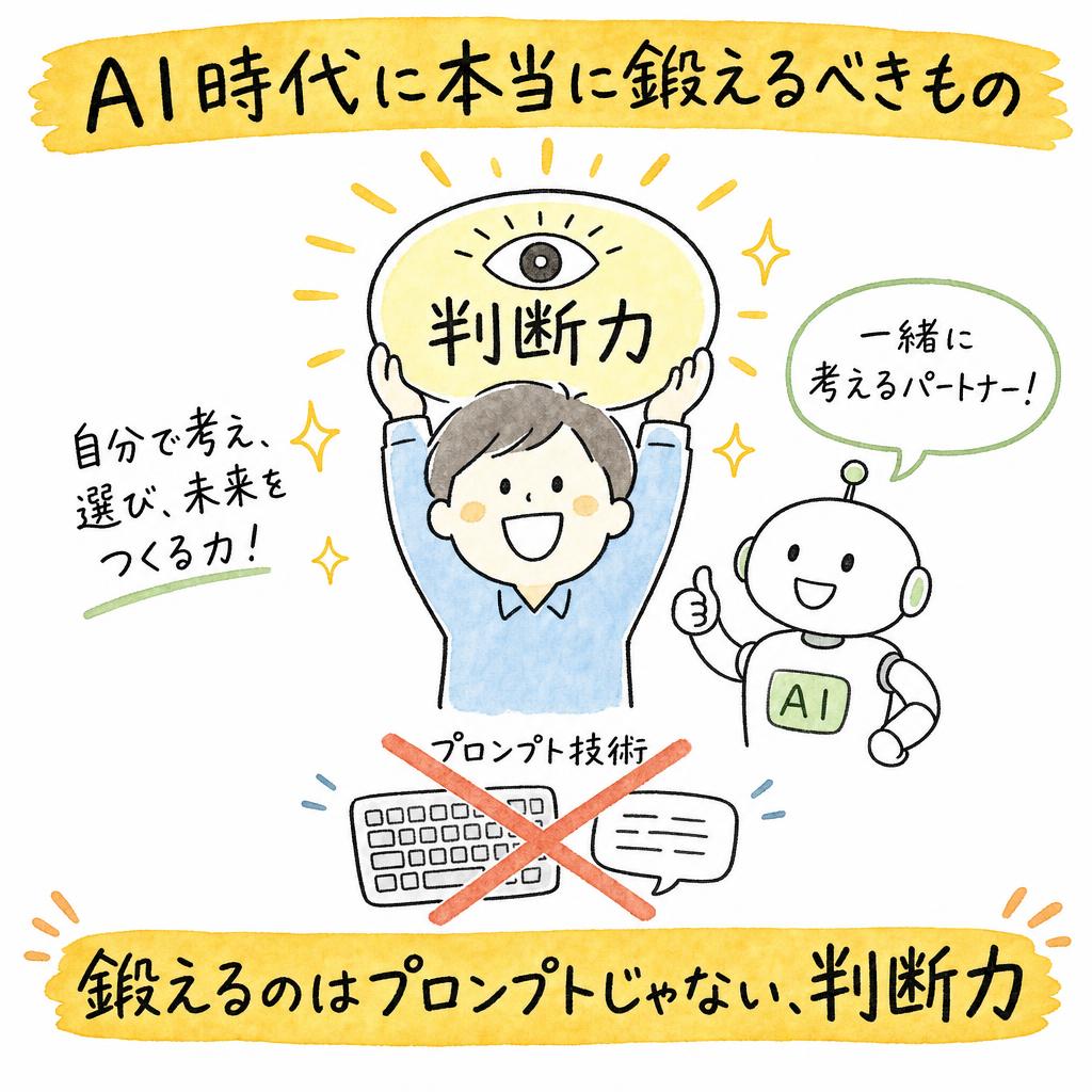 AI時代に本当に鍛えるべきもの
